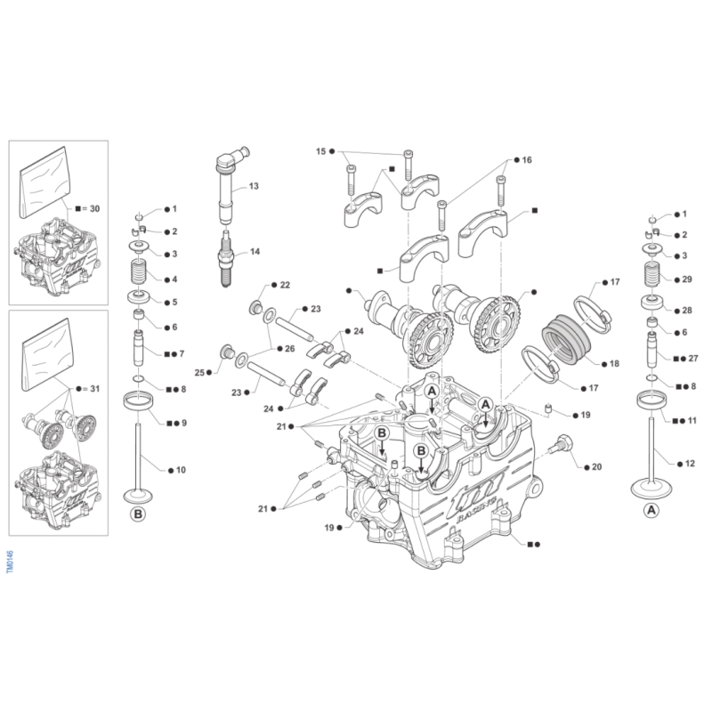 SOUPAPES TM 450 MX FI 4T 2022-2025