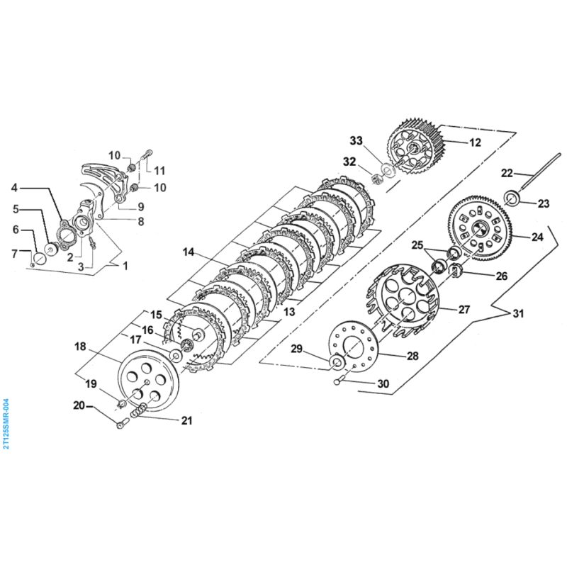 EMBRAYAGE TM 125 SMR 2T 2019