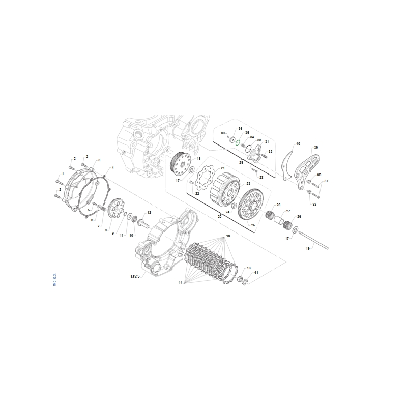 EMBRAYAGE TM 450 MX FI 4T 2024-2025
