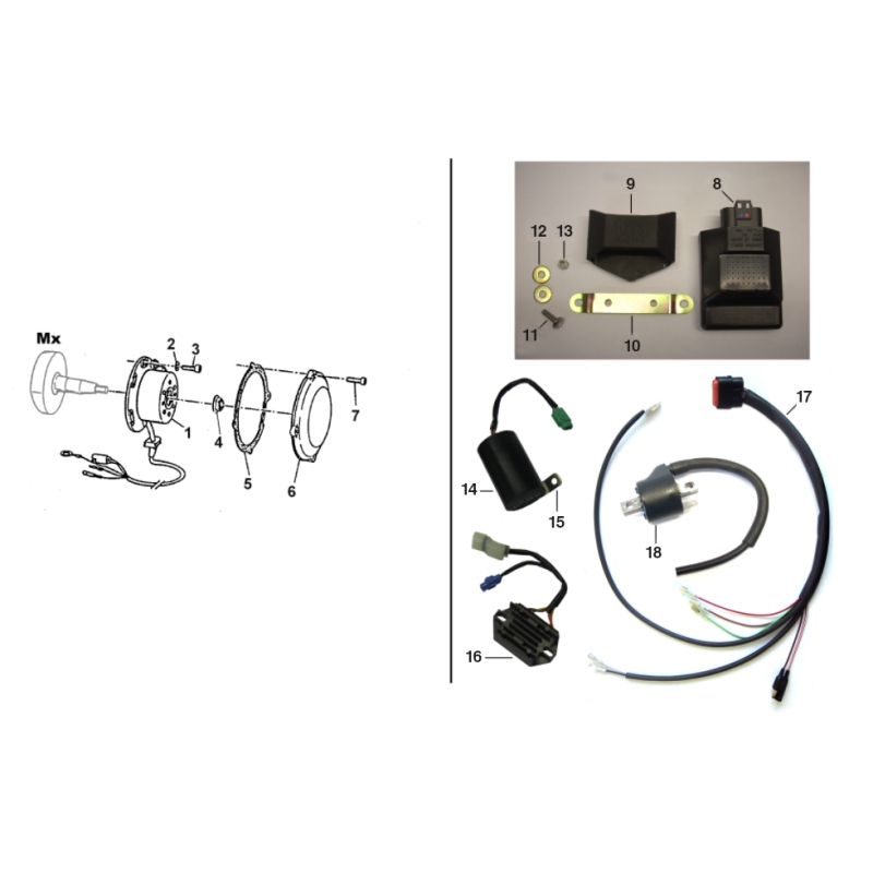 ALLUMAGE TM 125 MX 2T 2015-2019