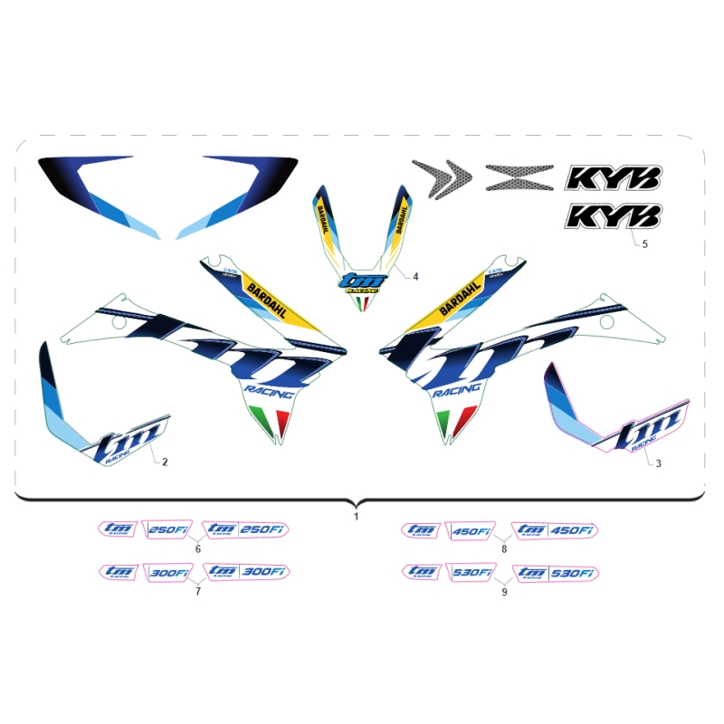 KIT DECO TM 530 EN FI 4T 2021