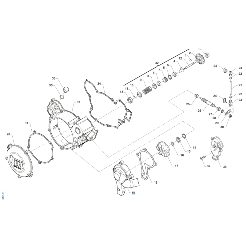 CARTER EMB COMMANDE VALVES TM 112 MX JUNIOR 2022