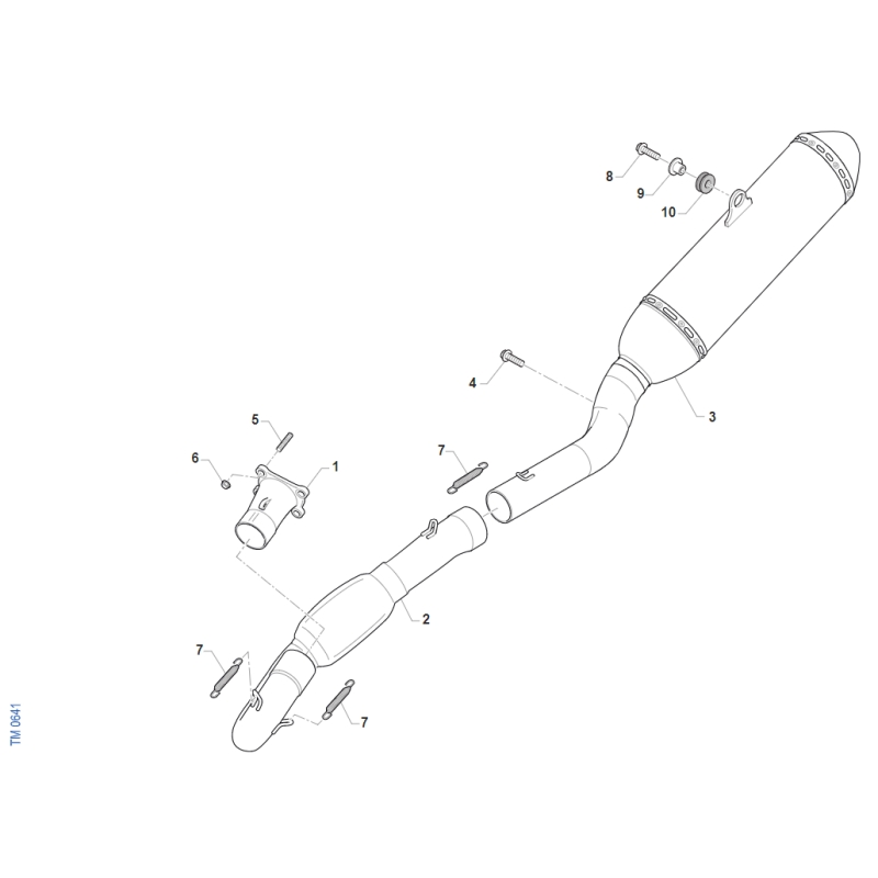ECHAPPEMENT TM 450 EN FI 4T 2022