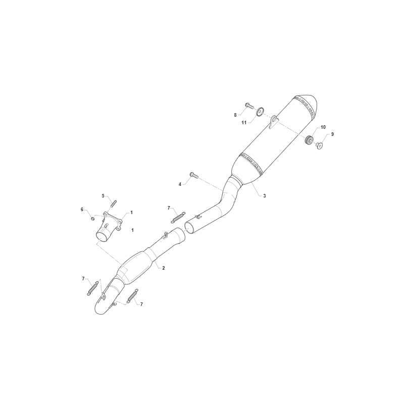 ECHAPPEMENT TM 450 EN FI 4T 2023-2025