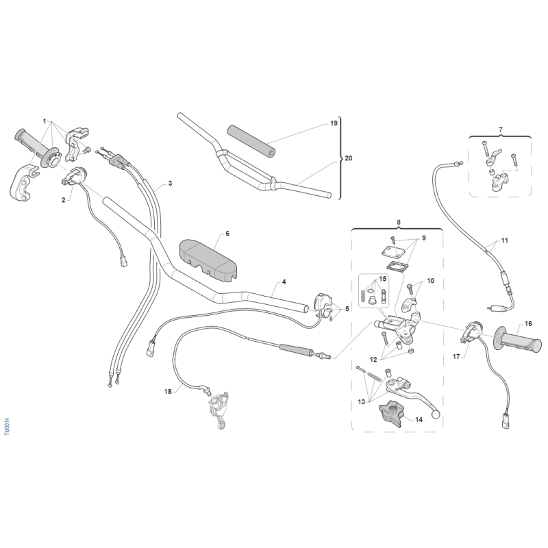 GUIDON TM 250 SMX FI 4T 2019-2020