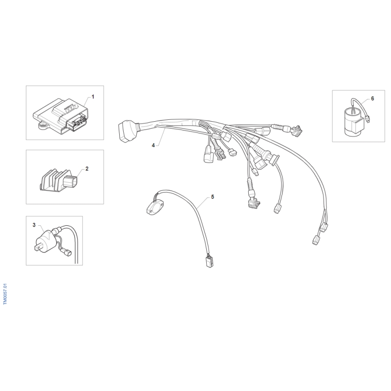 FAISCEAU ELECTRIQUE KICK TM 450 SMX FI 4T 2020-2021