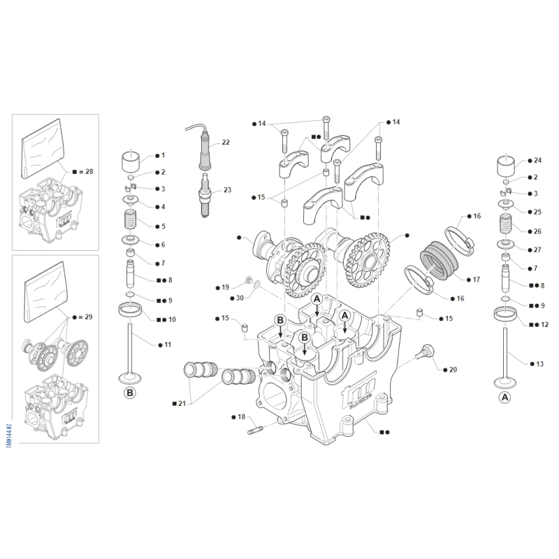 SOUPAPES 820 36/31 TM 450 SMX FI 4T 2011