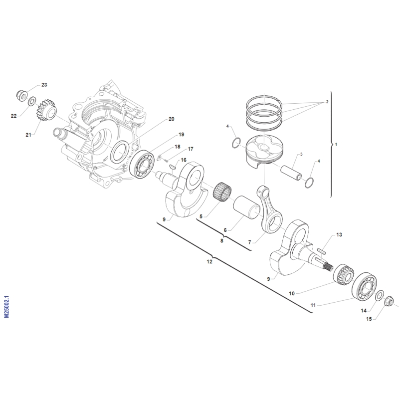 EMBIELLAGE TM 250 EN FI 4T 2014-2015