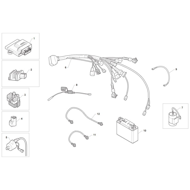 FAISCEAU ELECTRIQUE TM 250 EN FI 4T 2020-2021