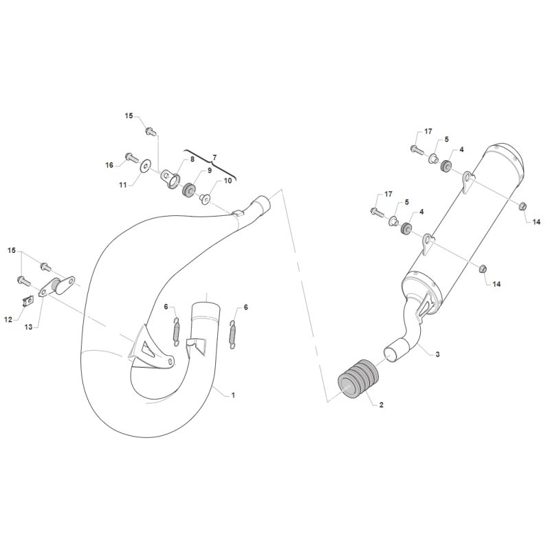 ECHAPPEMENT TM 125 SMR FI 2T 2020