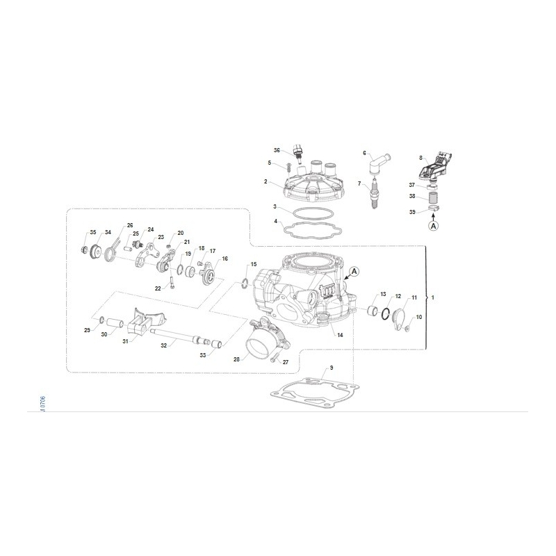 CYLINDRE TM 125 SMR FI 2T 2023-2025
