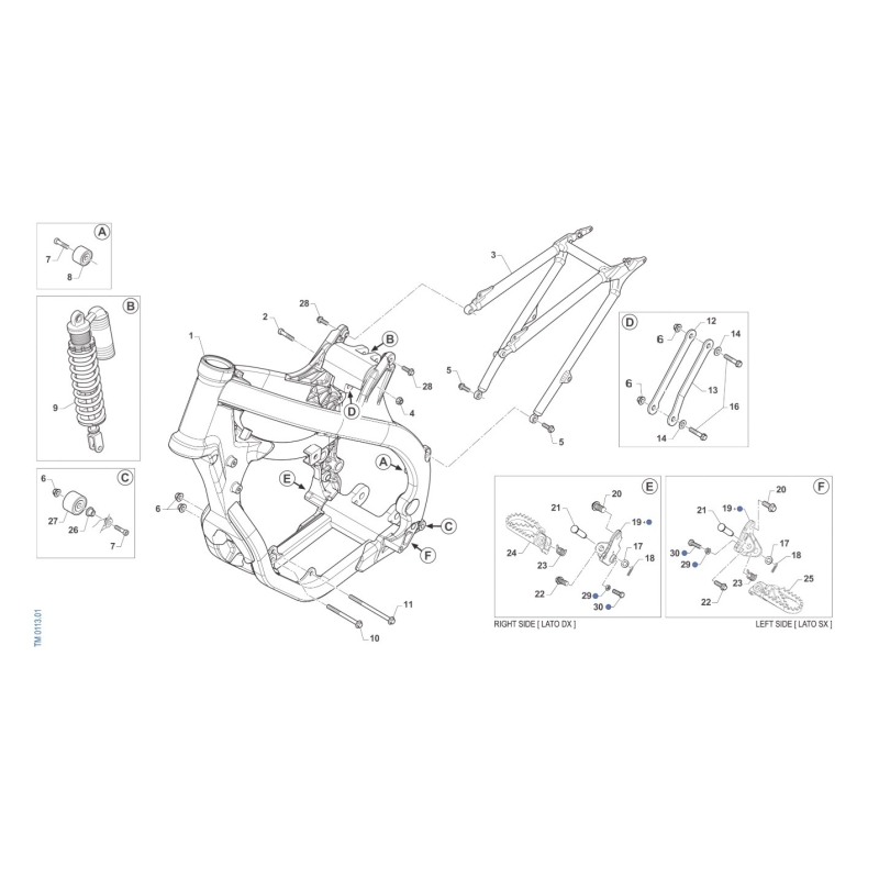 CHASSIS TM 85 MX JUNIOR 2T 2026