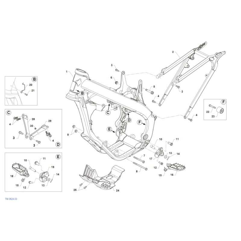 CADRE TM 125 MX FI 2T 2026