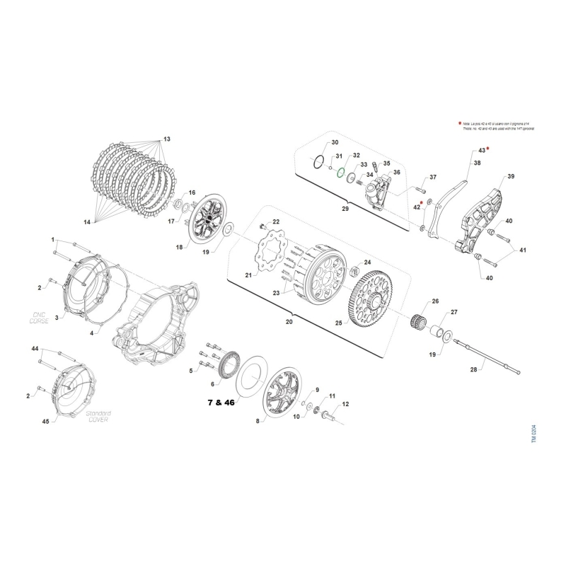 EMBRAYAGE TM 300 MX FI 2T 2026