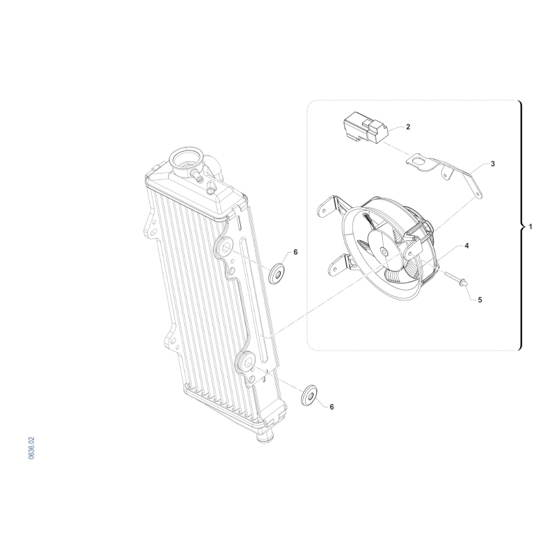 VENTILATEUR 250 MX FI 4T 2026
