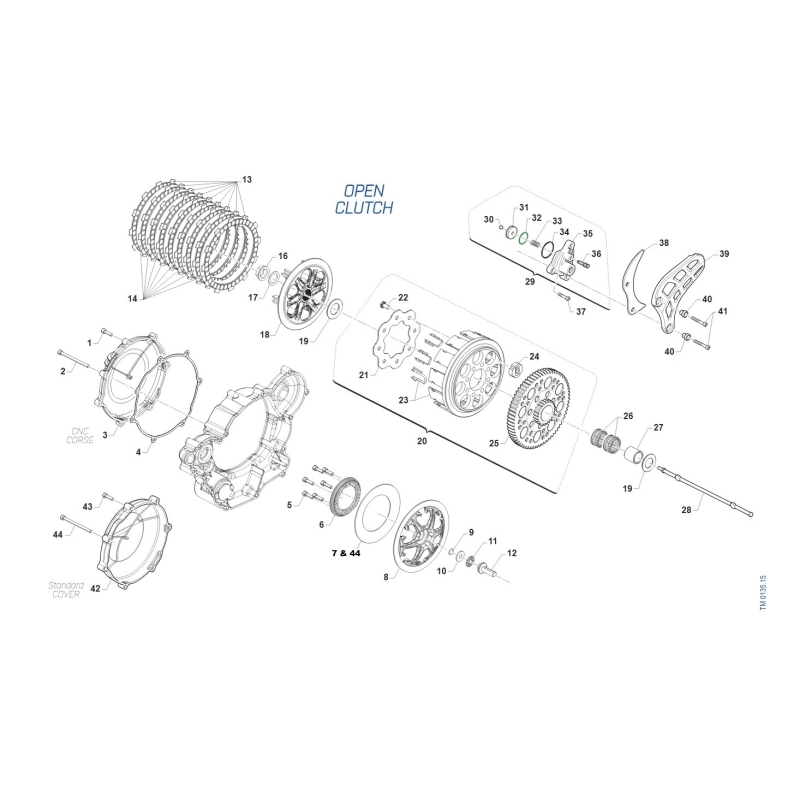 EMBRAYAGE TM 450 MX FI 4T 2026