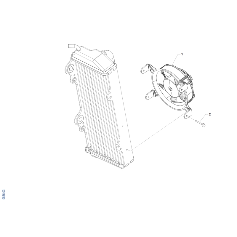 VENTILATEUR 125cc MY25 TM 125 EN FI 2T 2026