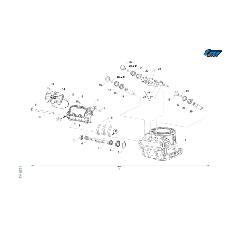 VALVE ECHAPPEMENT TM 125 EN FI 2T 2026