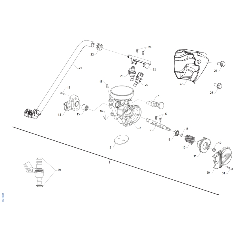 CORPS INJECTION TM 250 EN FI 2T 2026