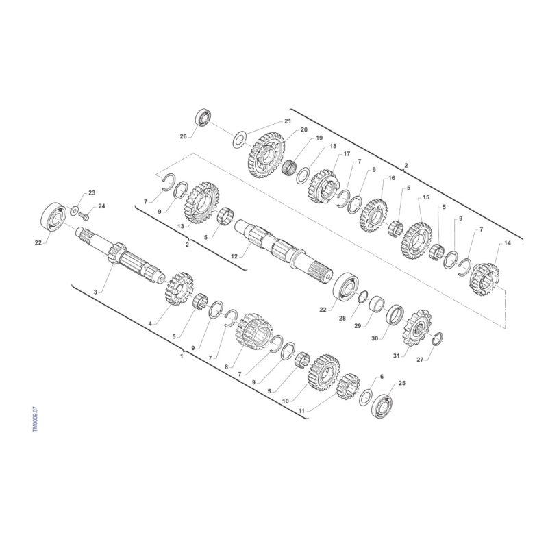 BOITE DE VITESSE OPEN CLUTCH TM 300 EN FI 4T 2026