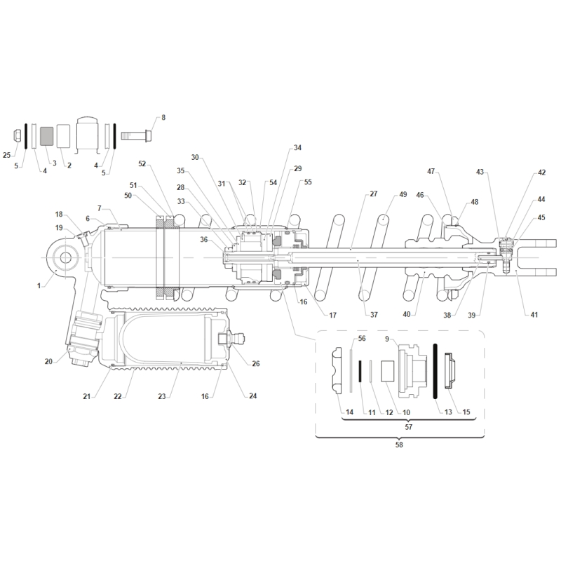 AMORTISSEUR TM 450 EN FI 4T 2026