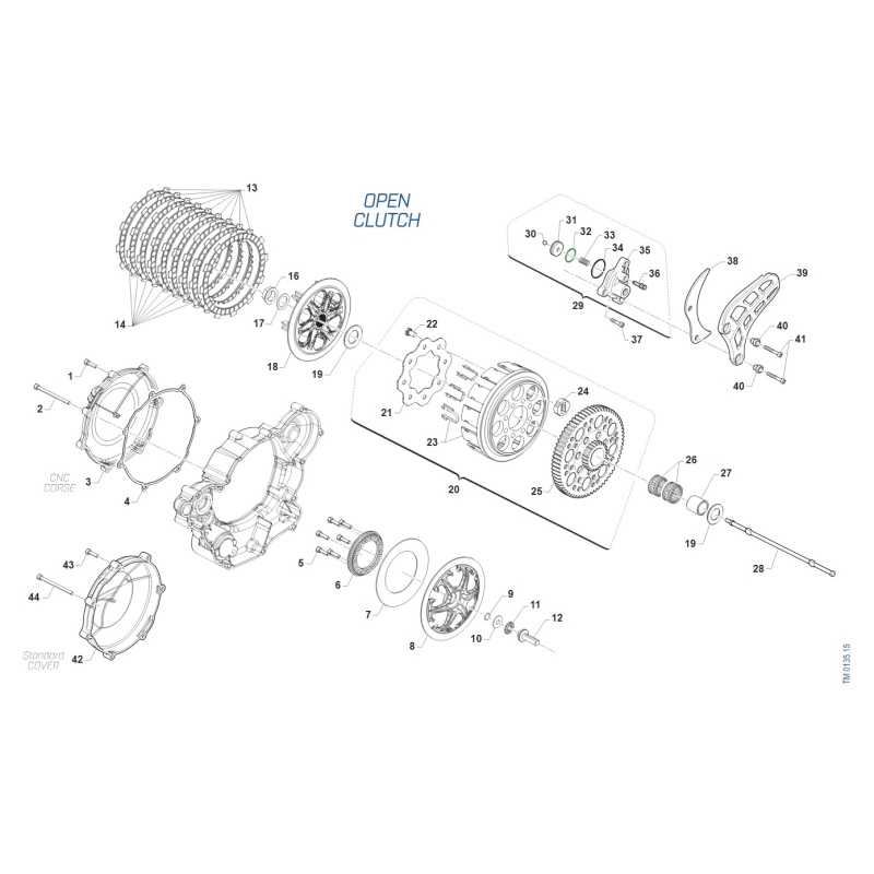 EMBRAYAGE OPEN CLUTCH TM 450 EN FI 4T 2026