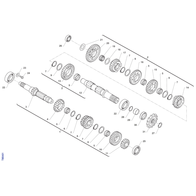 BOITE DE VITESSES TM 450 SMK FI 4T 2026