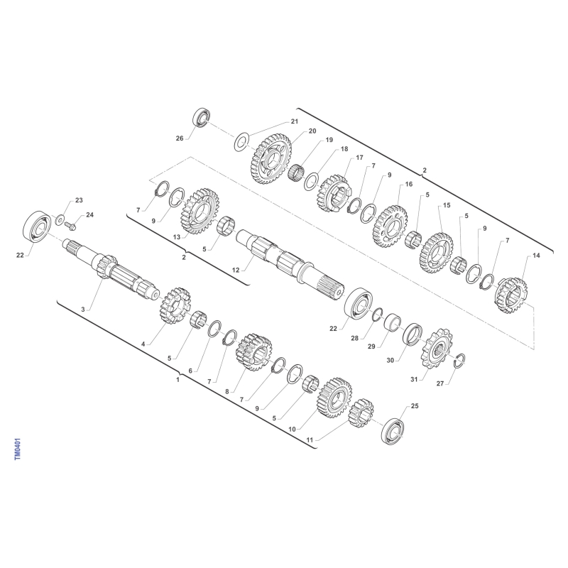 BOITE DE VITESSES TM 450 SMR FI 4T 2026