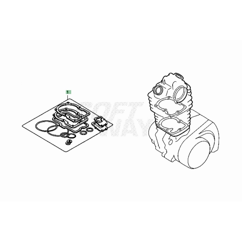 JOINTS CULASSE HONDA REDMOTO 250 CRF RXR sérieS 2025
