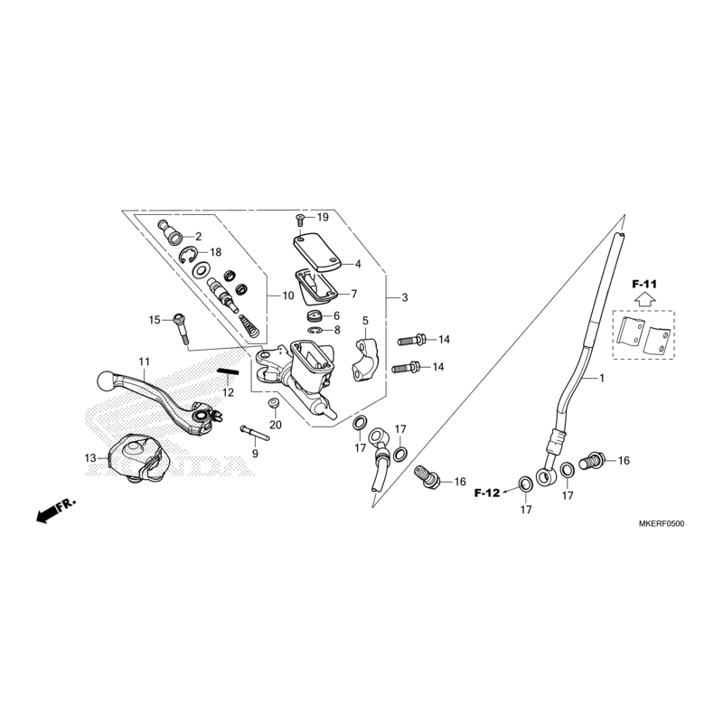FREIN AVANT HONDA REDMOTO 400 CRF RXR sérieS 2025