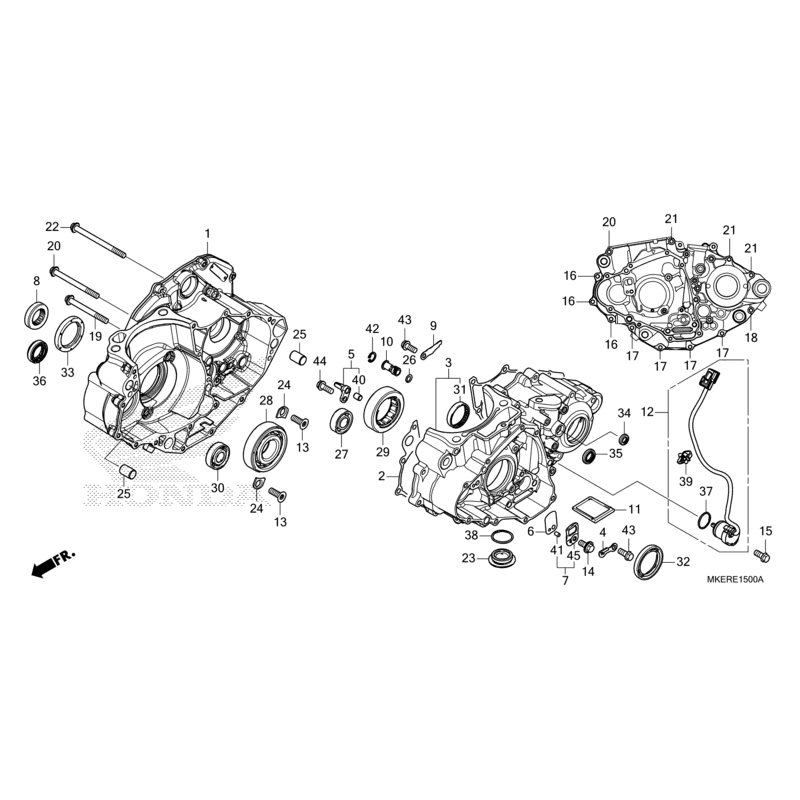 CARTER MOTEUR HONDA REDMOTO 450 CRF RXR sérieS 2025