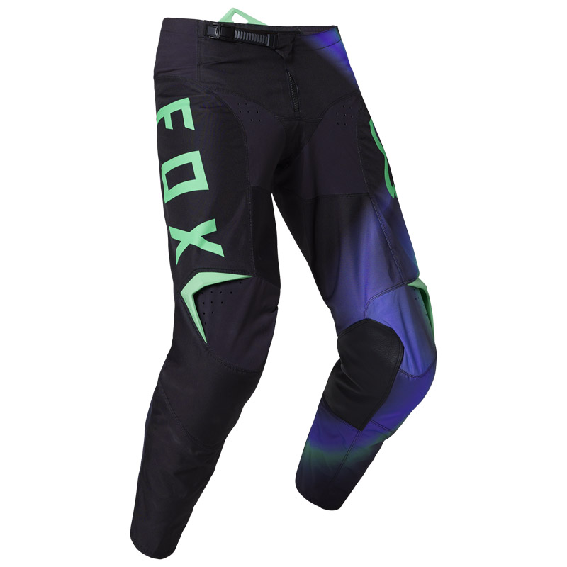 Pantalon De Cross Fox Racing 180 Xpozr - Homme, Polyester 600D, Genouillères Cuir, Coupe Articulée