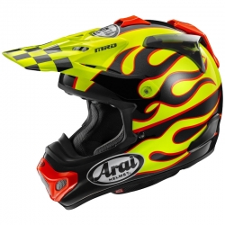 Casque Cross ARAI MX-V EVO Flame - Jaune