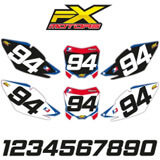 Fonds de Plaques Motocross Perso HONDA CR/CRF HRC Line