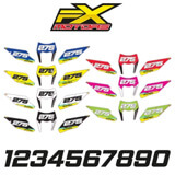 Fonds de Plaques Enduro Perso KTM EXC/EXC-F Factory Line