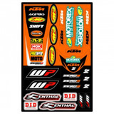 Planche de Stickers Universelle KTM