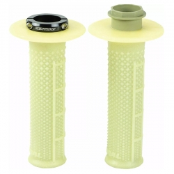 Poignées RENTHAL MX R-Works Lock-On Aramide (Picots+Semi Gaufré)
