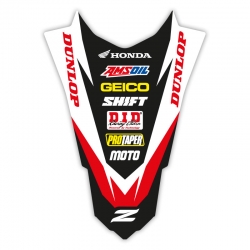 Sticker Garde Boue Arrière Zeronine Blanc - HONDA CR/CRF