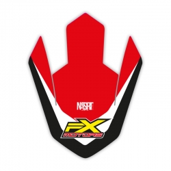 Sticker Garde Boue Avant FX Racing Line Red - HONDA CR/CRF