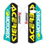 Stickers Protections de Fourche FX Line Motorex - Jaune