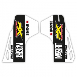 Stickers Protections de Fourche FX Racing Line Black - CR/CRF
