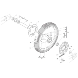 ROUE ARRIERE 16" TM 85 MX JUNIOR 2015-2024