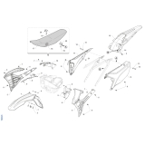 PLASTIQUES ET SELLE TM 125 EN FI 2T 2022-2023