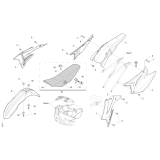 PLASTIQUES ET SELLE TM 125 EN FI 2T 2020-2021