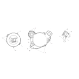 VIS CARTER EMBRAYAGE TM 144 EN FI 2022-2025