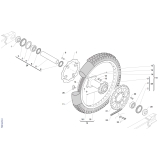 ROUE ARRIERE TM 125 EN 2T 2008-2014