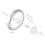 ROUE AVANT TM 100 MX JUNIOR 2015-2019