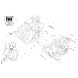 CARTER MOTEUR TM 250 MX FI 4T 2010-2014