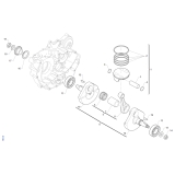 EMBIELLAGE DEMARREUR TM 450 MX FI 4T 2011