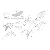PLASTIQUES ET SELLE TM 450 MX FI 4T 2025